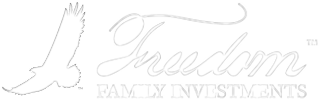 Freedom Family Investments White Logo